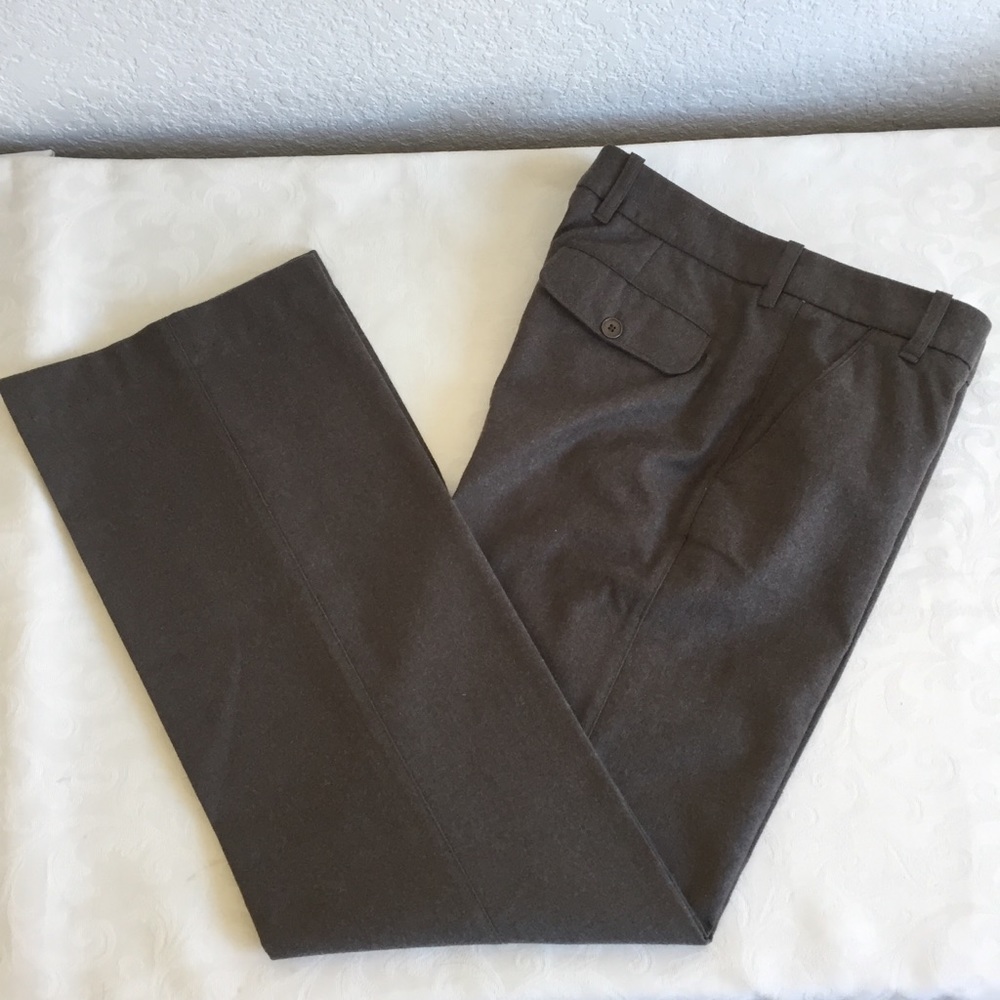 Development Wool Cashmere Brown Straight Leg Pants - image 2
